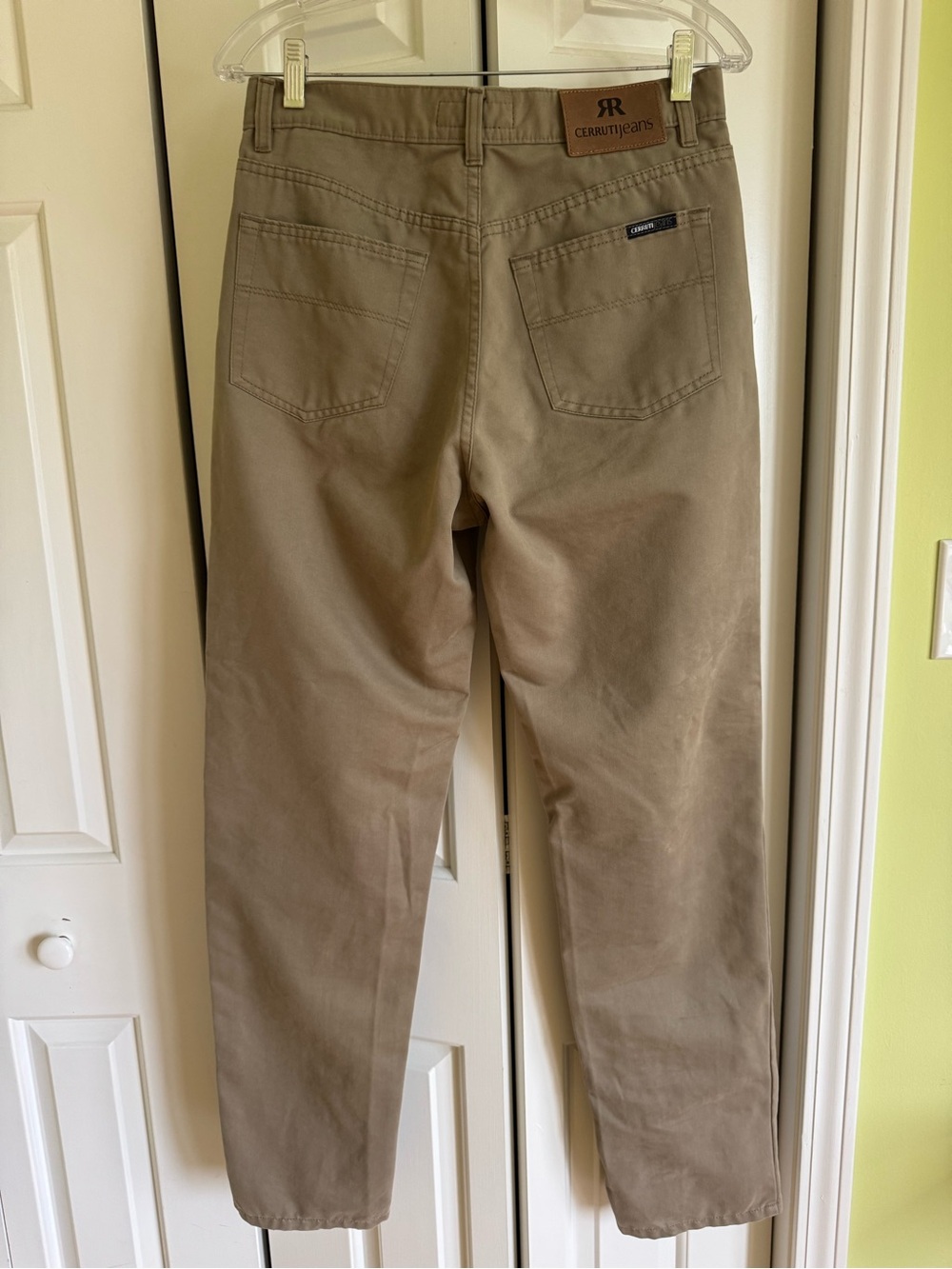 CERRUTTI Jeans Men’s Khaki Cotton Pants M ITALY